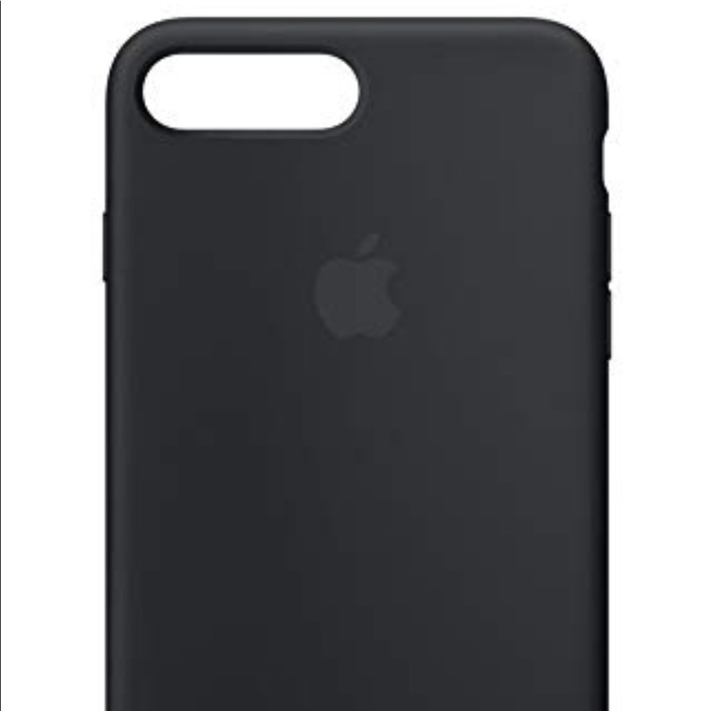 Apple iPhone 8 Plus silicone case. Black. New!
